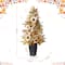 Glitzhome® 36" Fall Neutral Sunflower, Pumpkin and Leaf Porch Tree